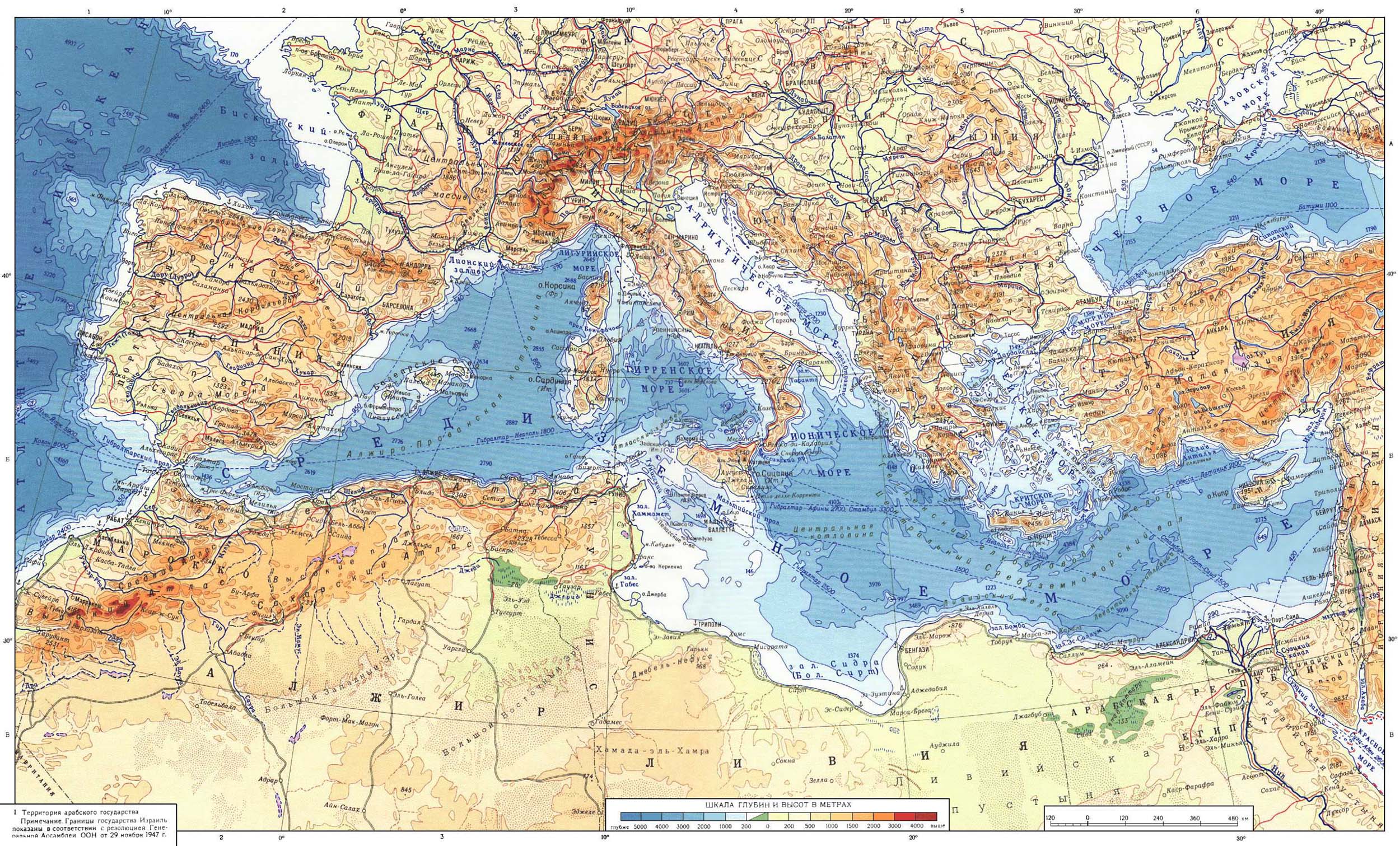 Средиземное море. Рис. 3