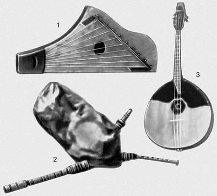 Музыкальные инструменты. Рис. 16