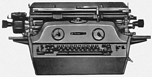 Пишущая машина. Рис. 3