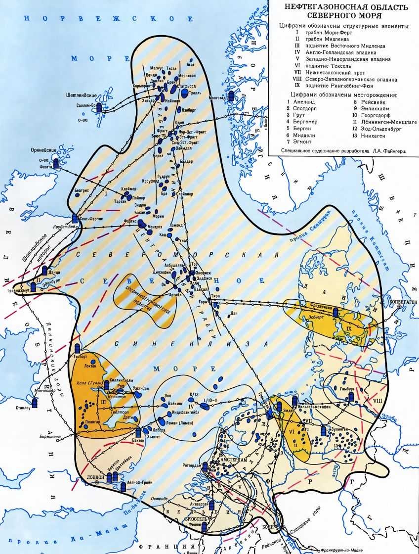 Северного моря нефтегазоносная область