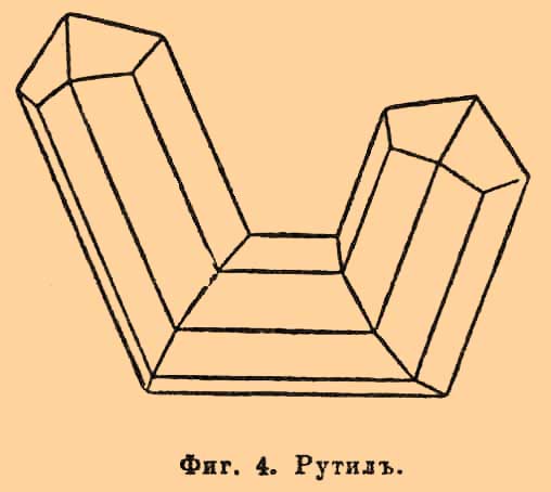 Двойник, в кристаллографии. Рис. 3