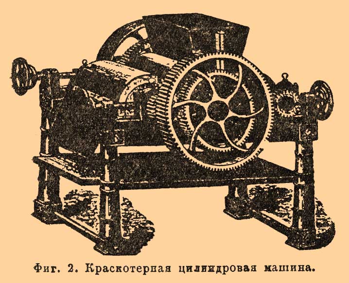 Краски, употребляемые для живописи. Рис. 1