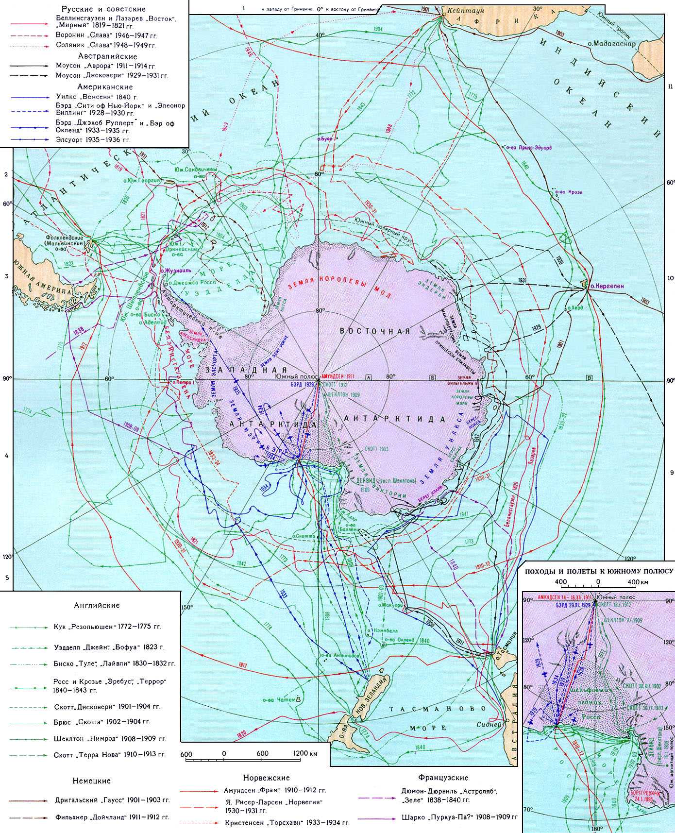 Антарктика карта мира