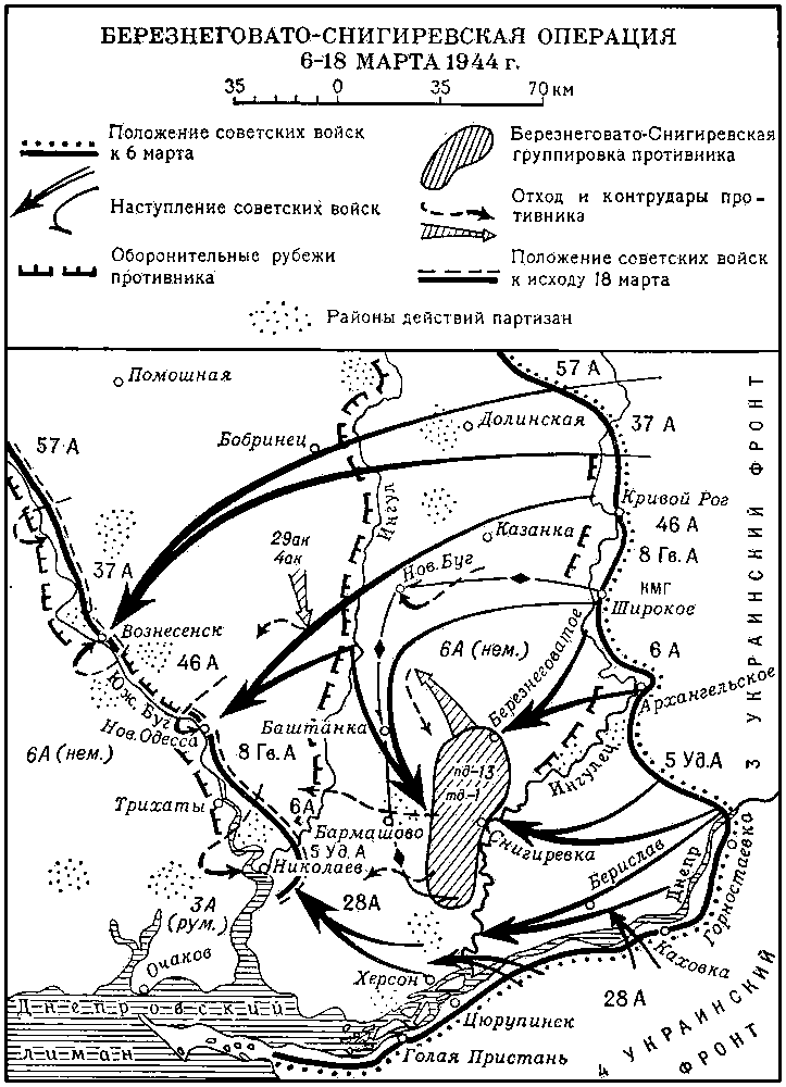 Березнеговато — Снигирёвская операция 1944