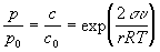 Кельвина уравнение