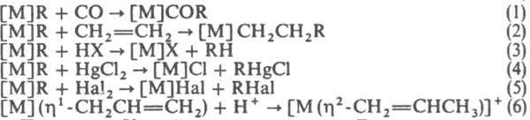 комплексы переходных металлов с σ-связью металл-углерод. Рис. 4