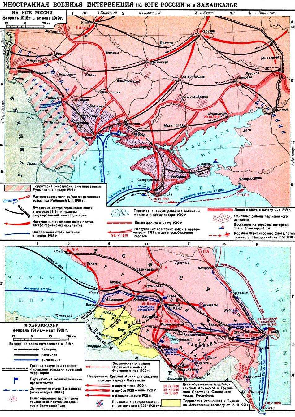 ИНОСТРАННАЯ ВОЕННАЯ ИНТЕРВЕНЦИЯ НА ЮГЕ РОССИИ 1918-20