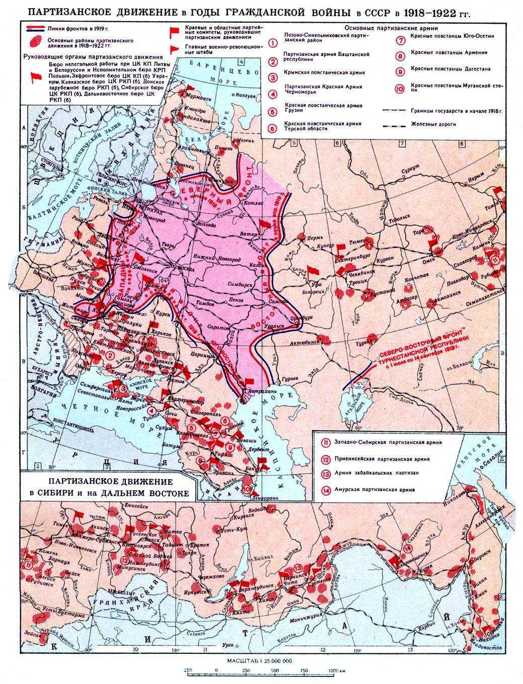 ПАРТИЗАНСКОЕ ДВИЖЕНИЕ В ГРАЖДАНСКОЙ ВОЙНЕ 1918-22