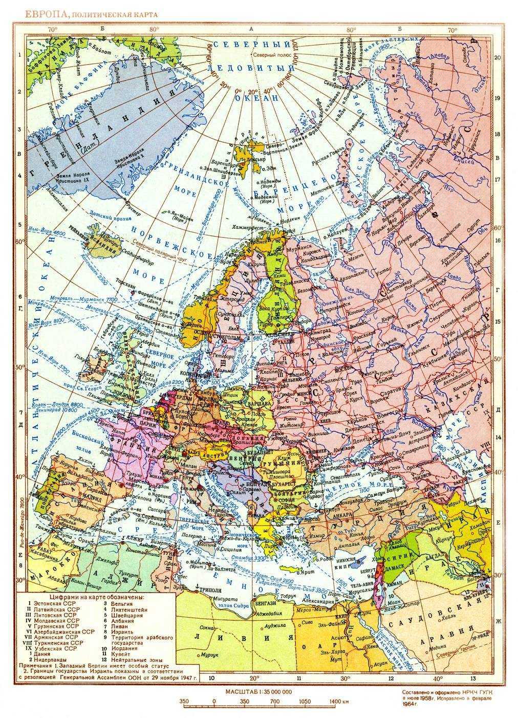Грин карта европа