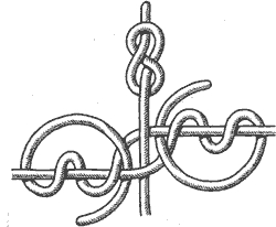 Поводковый на основе змеиного узла