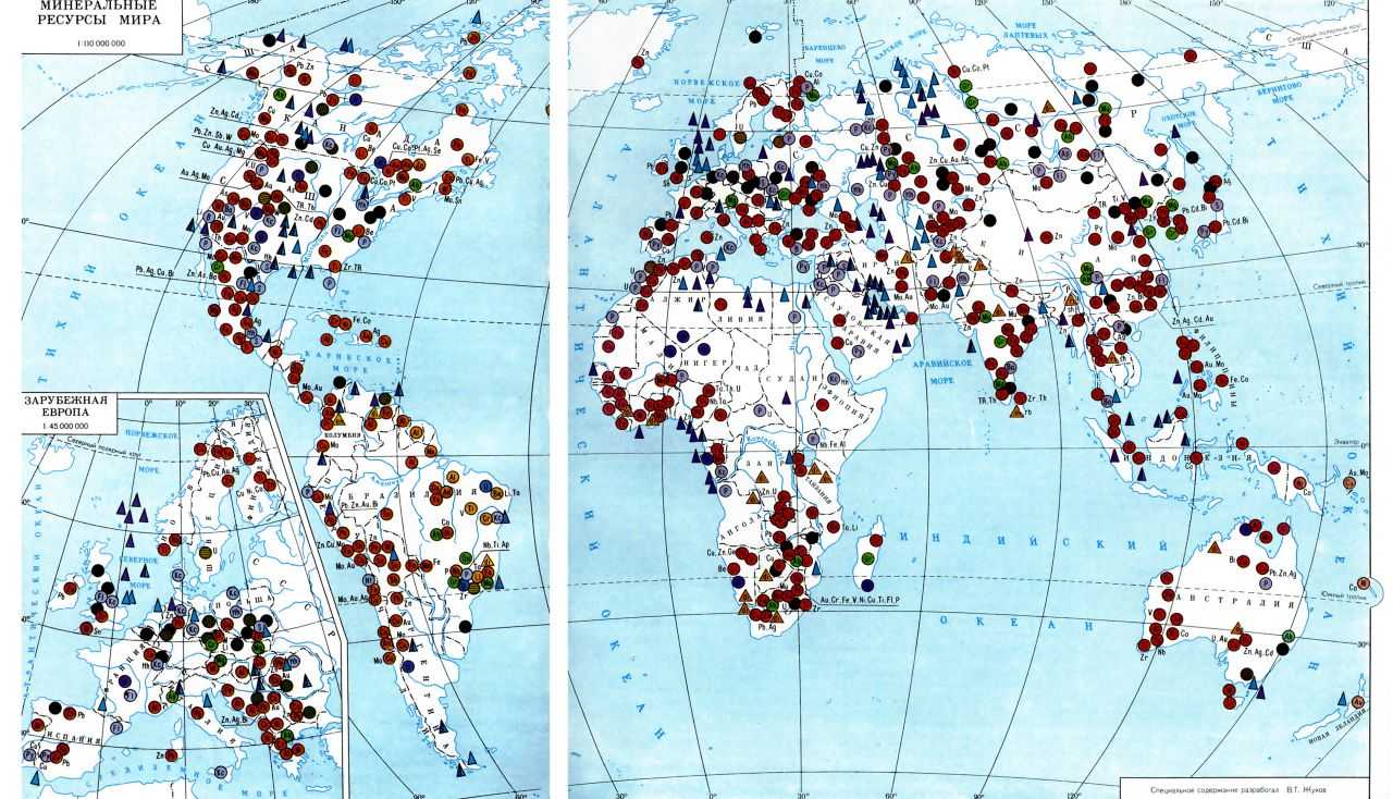 Карта размещения природных ресурсов. Полезные ископаемые крупнейшие месторождения в мире на карте.