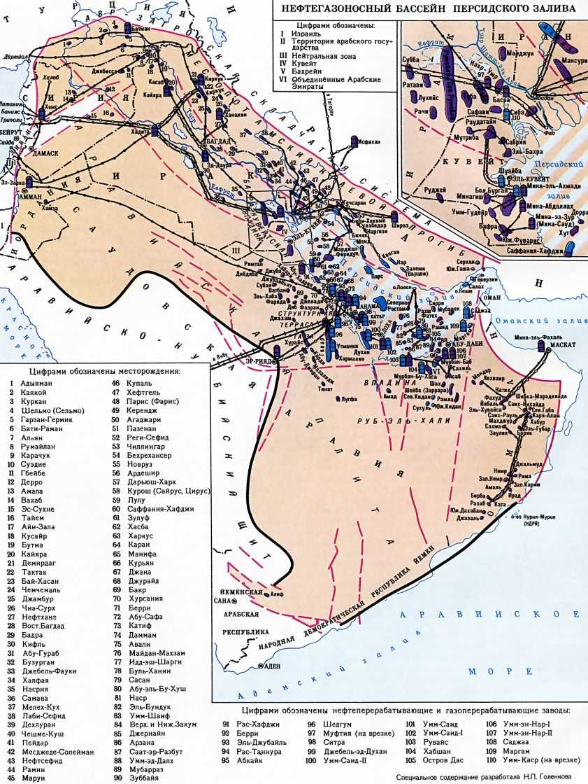 Персидского залива нефтегазоносный бассейн
